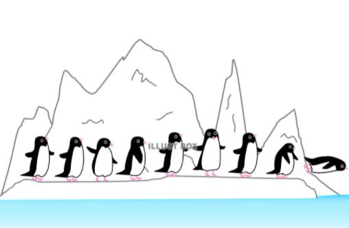 南極のペンギン